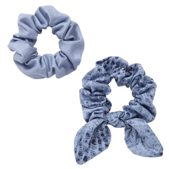 Calia Grey Pearl Bow Scrunchies - Picture 2 of 2